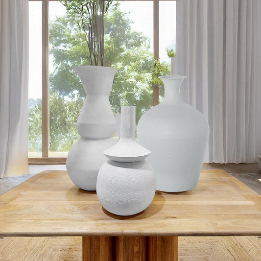 Vaso em ferro branco