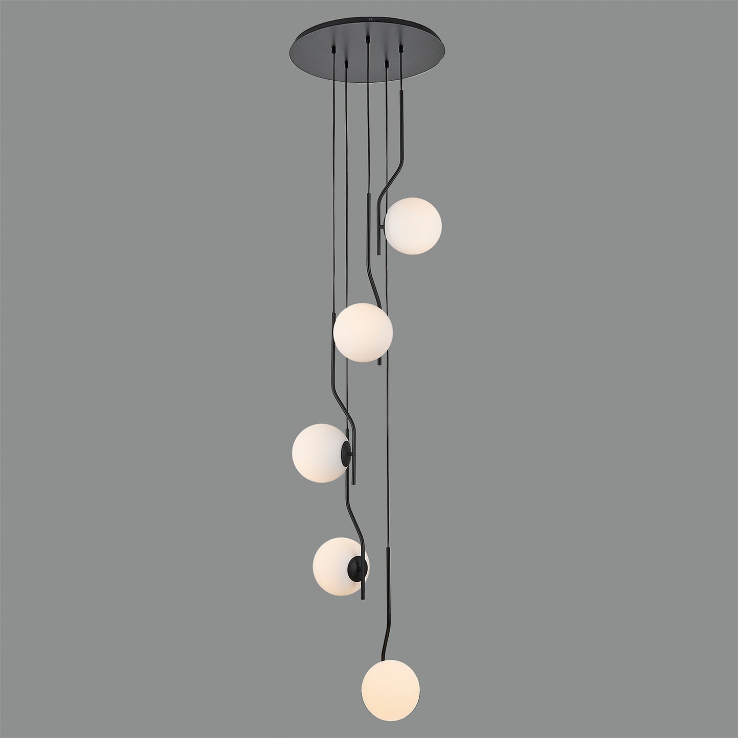 Kin Pendant/5 LED 3000K Black