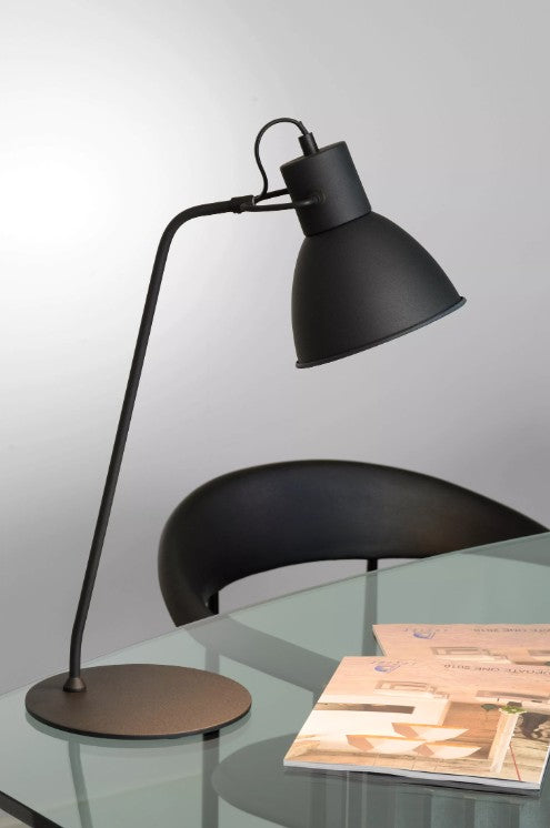 SHADI - Desk lamp - Ø 20 cm - 1xE14 - Black