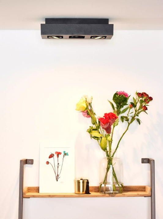 XIRAX - Ceiling spotlight - LED Dim to warm - GU10 - 3x5W 2200K/3000k