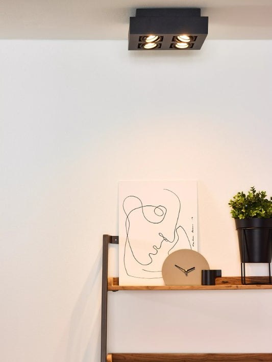 XIRAX - Ceiling spotlight - LED Dim to warm - GU10 - 4x5W 2200K/3000K