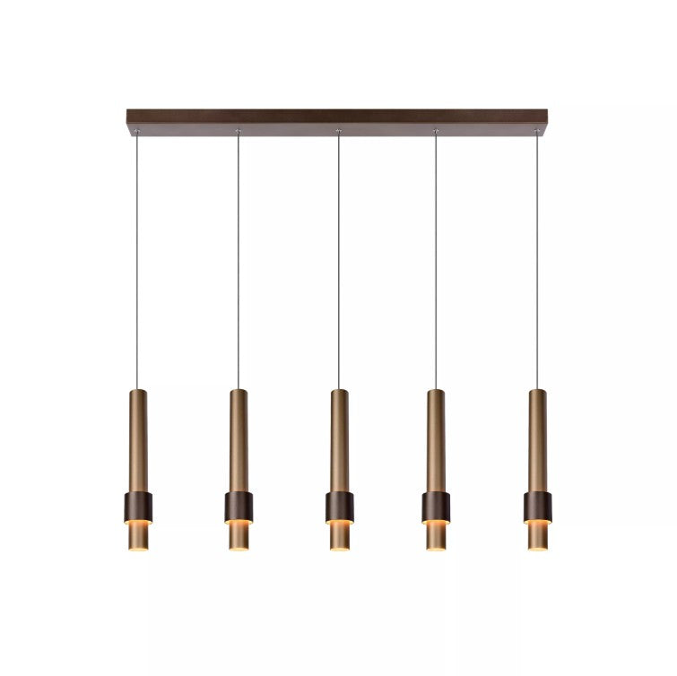 MARGARY - Pendant light - LED - 5x5W 2700K - Coffee