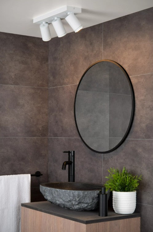 TAYLOR - Ceiling spotlight Bathroom - LED Dim to warm - GU10 - 3x5W 2200K/3000K