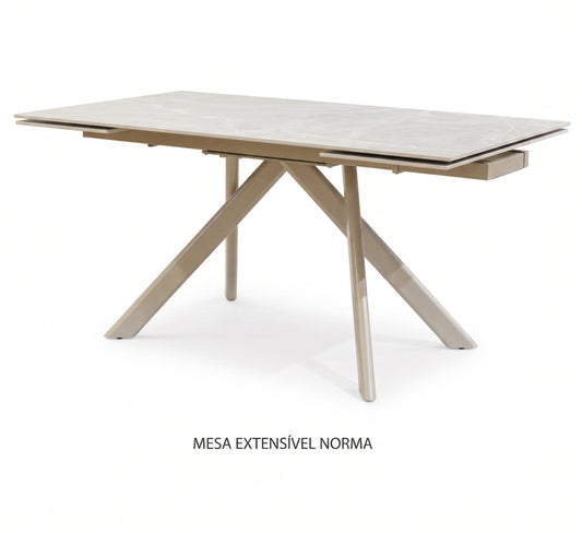 Mesa de jantar extensível Norma