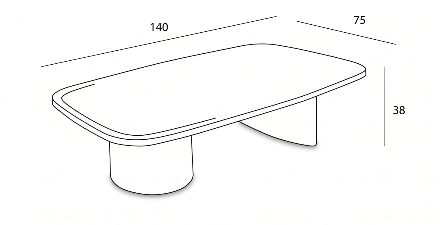 Mesa de centro Vela