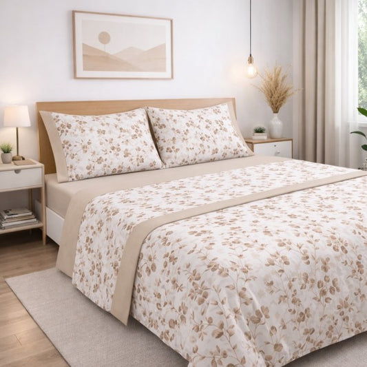 Jogo de cama Aura Des.Folhas