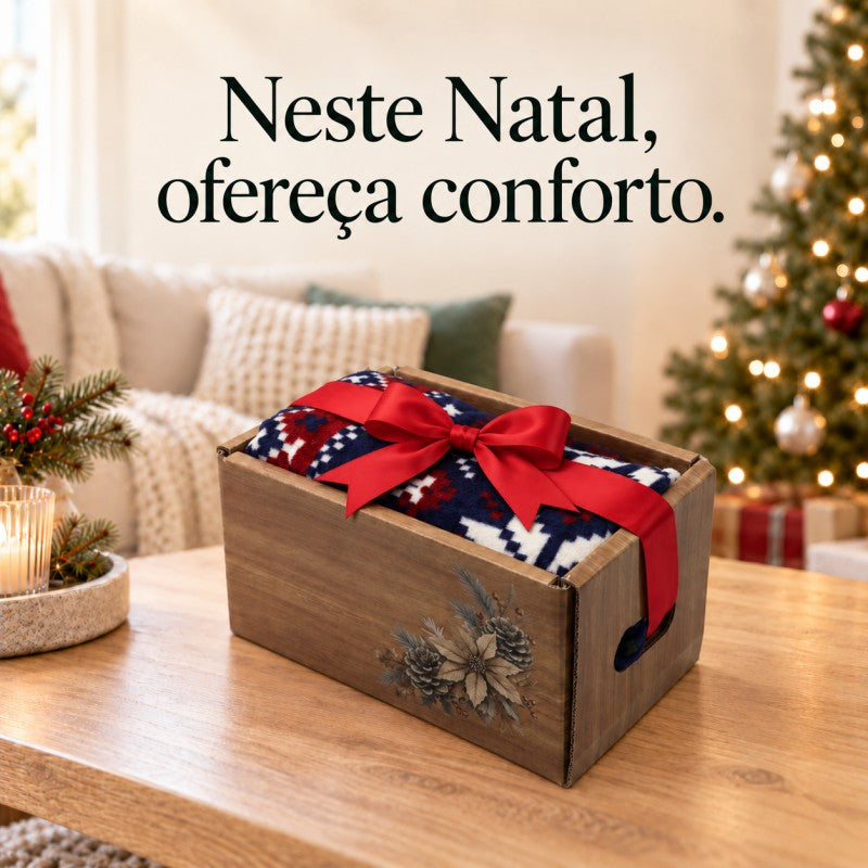 Manta Wood c/caixa