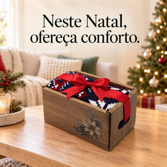 Manta Wood c/caixa