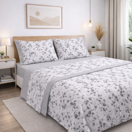 Jogo de cama Aura Des.Folhas