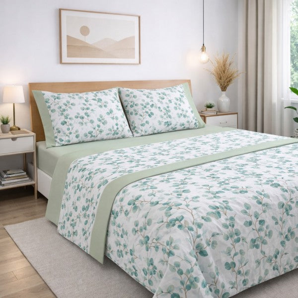 Jogo de cama Aura Des.Folhas