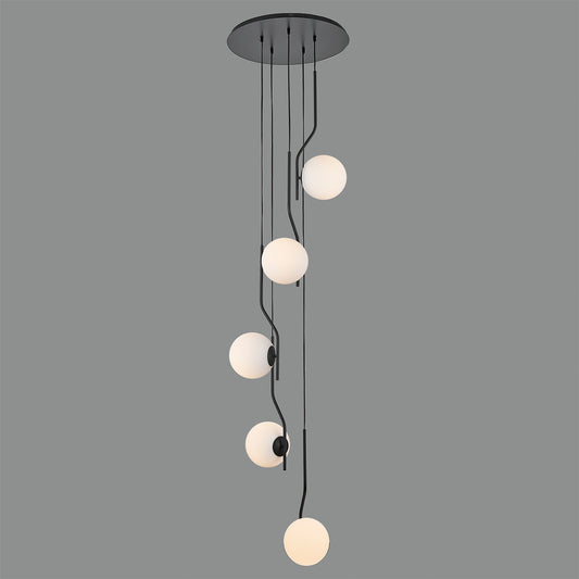 Kin Pendant/5 LED 3000K Black