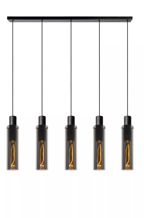 ORLANDO - Pendant light - 5xE27 - Smoke Grey