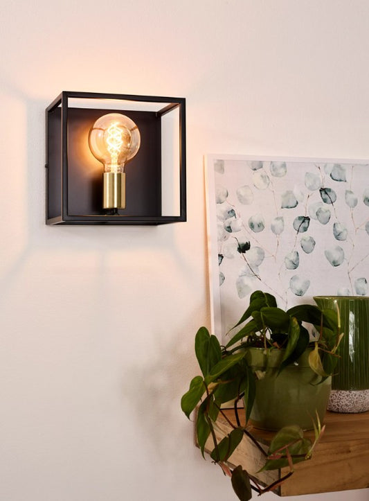RUBEN - Wall light - 1xE27 - Black