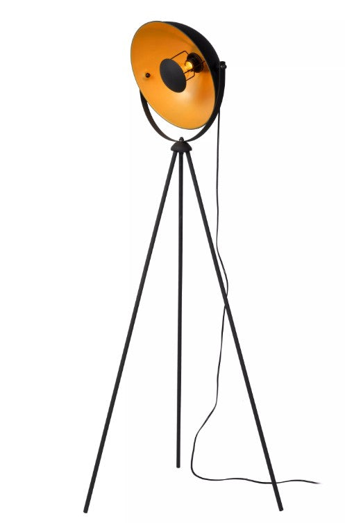 ALVARO - Floor lamp - 1xE27 - Black