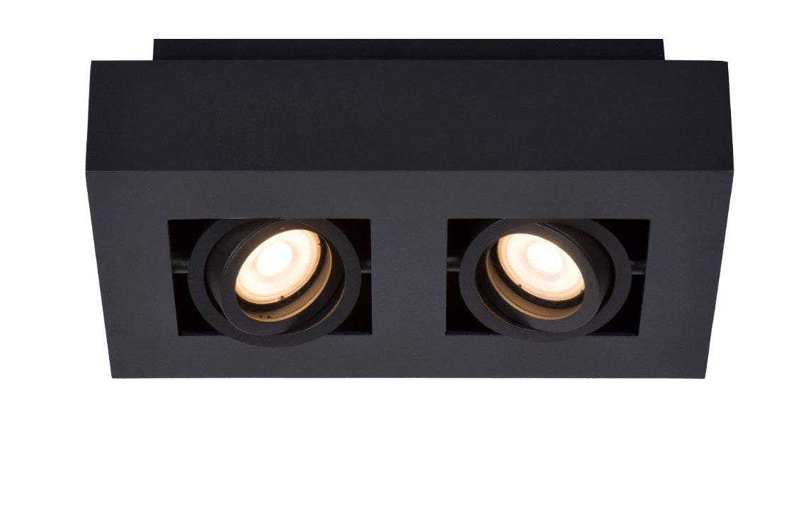 XIRAX - Ceiling spotlight - LED Dim to warm - GU10 - 2x5W 2200K/3000K