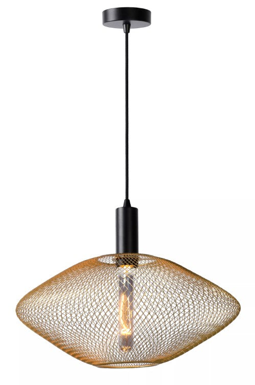 MESH - Pendant light - Ø 45 cm - 1xE27 - Matt Gold / Brass