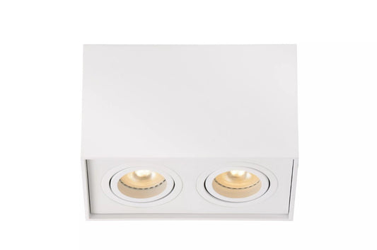 TUBE - Ceiling spotlight - 2xGU10 - White