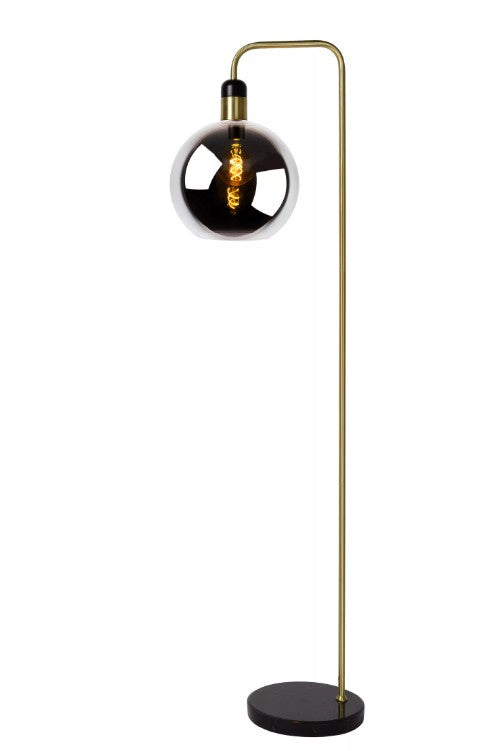 JULIUS - Floor lamp - Ø 28 cm - 1xE27 - Smoke Grey