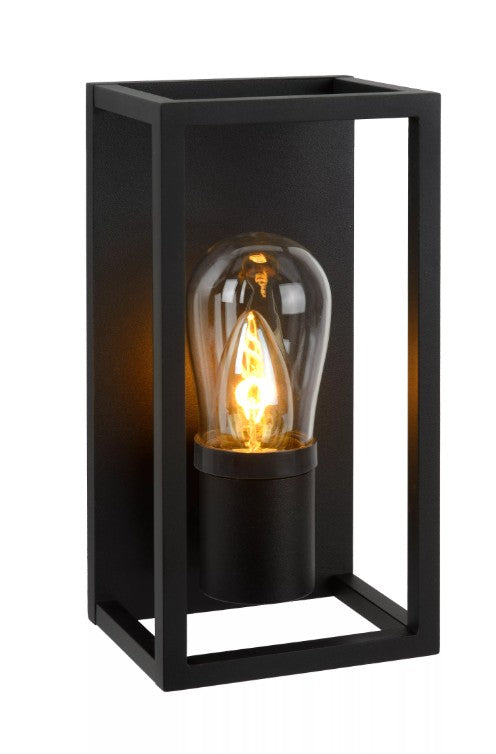 CARLYN - Wall light Bathroom - 1xE14 - IP54 - Black