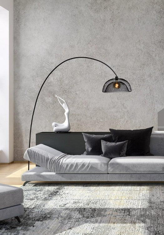MESH - Floor lamp - Ø 35 cm - 1xE27 - Black
