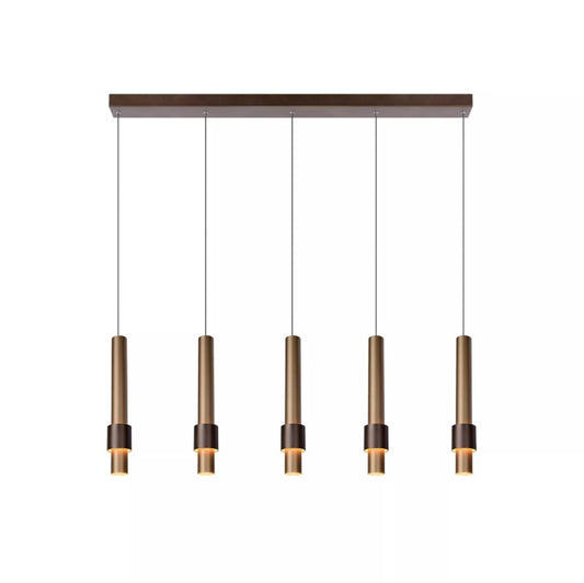 MARGARY - Pendant light - LED - 5x5W 2700K - Coffee