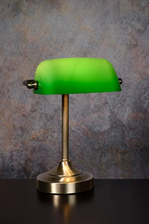 BANKER - Desk lamp - 1xE14 - Bronze