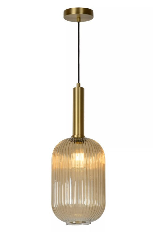 MALOTO - Pendant light - Ø 20 cm - 1xE27 - Amber