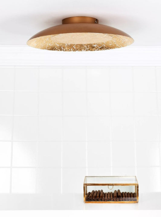 FOSKAL - Flush ceiling light - Ø 34,5 cm - LED - 1x12W 2700K - Black