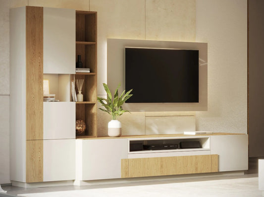 Estante de TV Logan com Painel