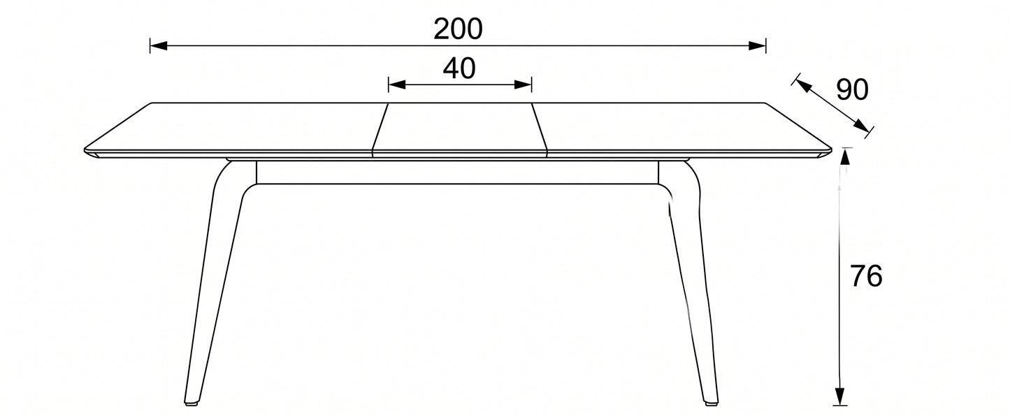 Mesa de jantar extensível Auriga