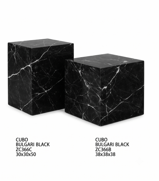 Mesa de apoio Cubo preto