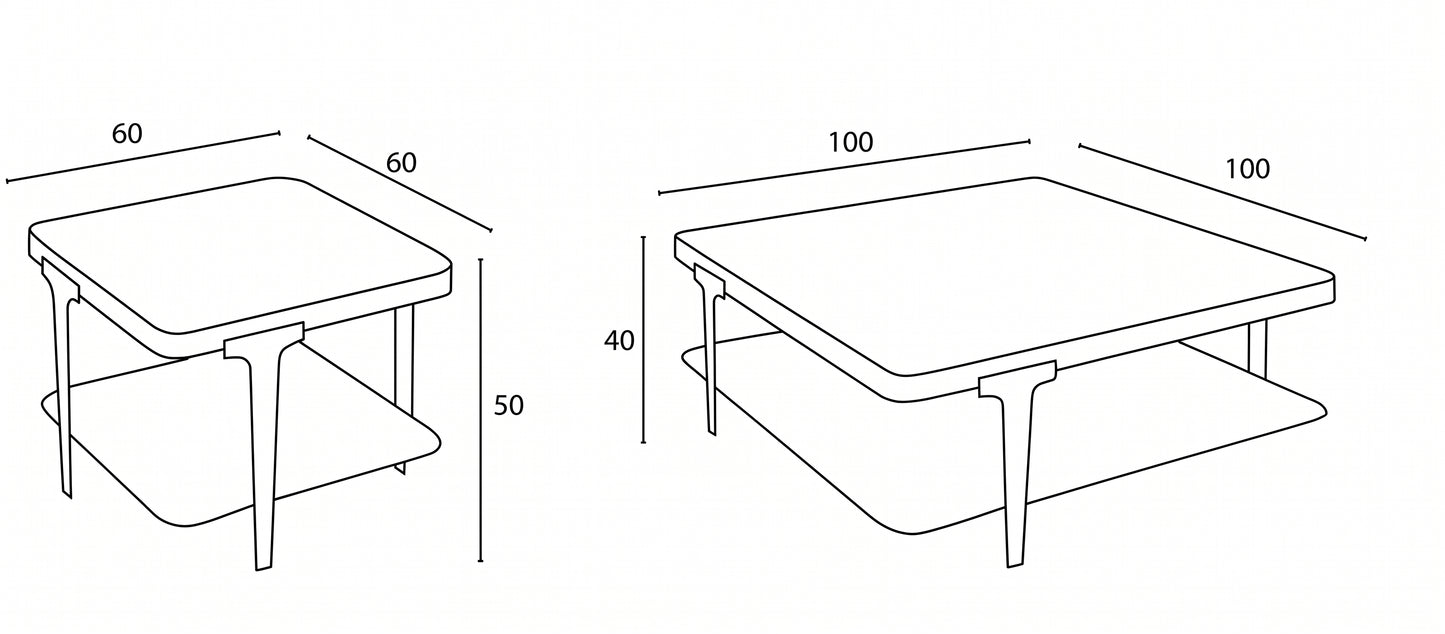 Mesa de centro Gemini