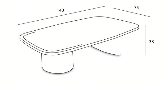 Mesa de centro Vela
