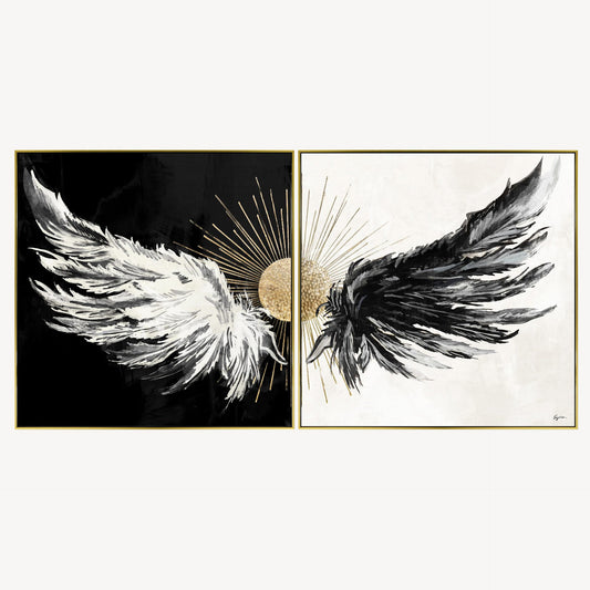 Conjunto de 2 pinturas a óleo REF: 10995 (CONJUNTO 2)