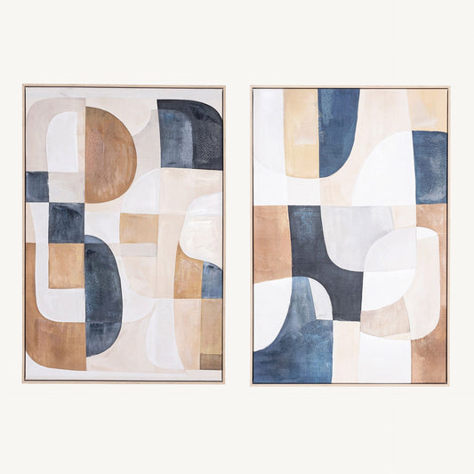 Conjunto de 2 pinturas a óleo REF: 11224/11225