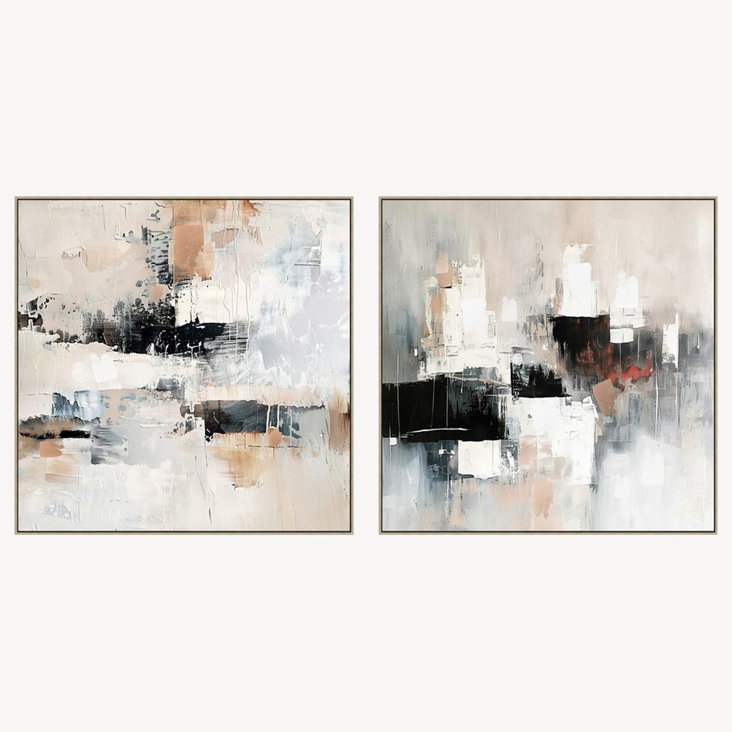 Conjunto de 2 pinturas a óleo REF: 11321/11322
