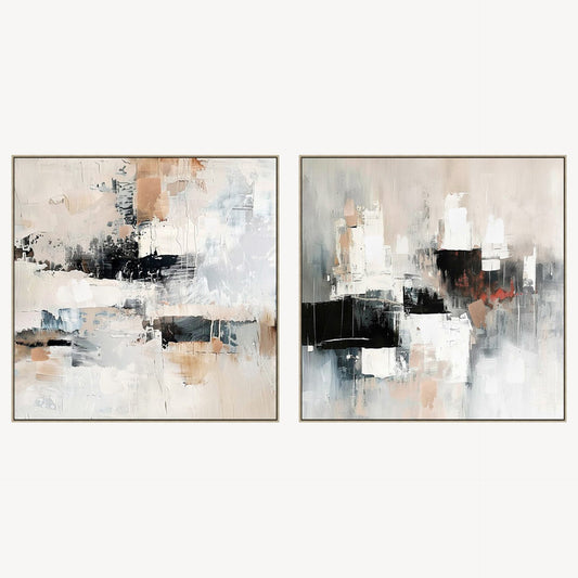 Conjunto de 2 pinturas a óleo REF: 11321/11322