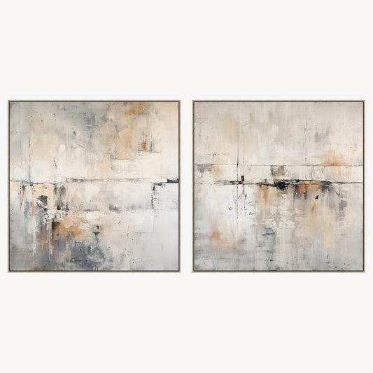 Conjunto de 2 pinturas a óleo REF: 11319/11320