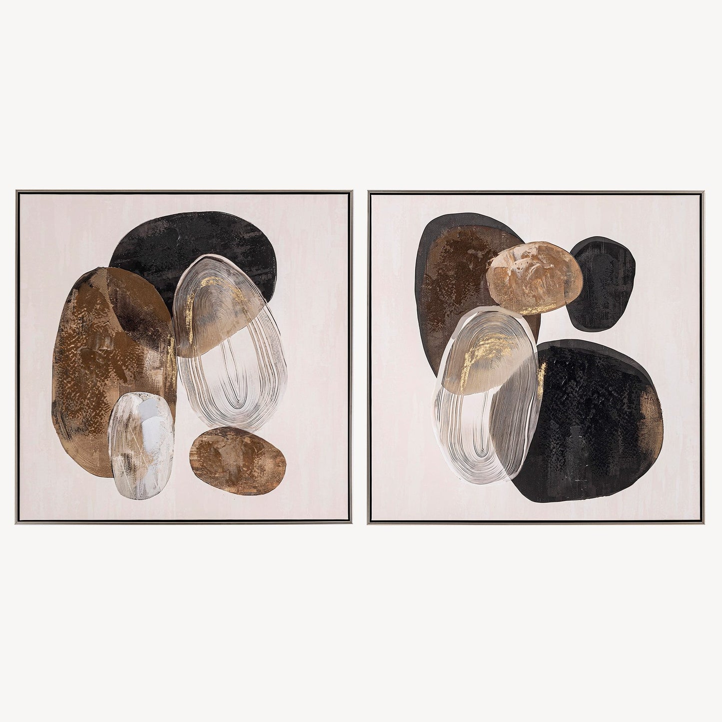 Conjunto de 2 pinturas a óleo REF: 11333-11334